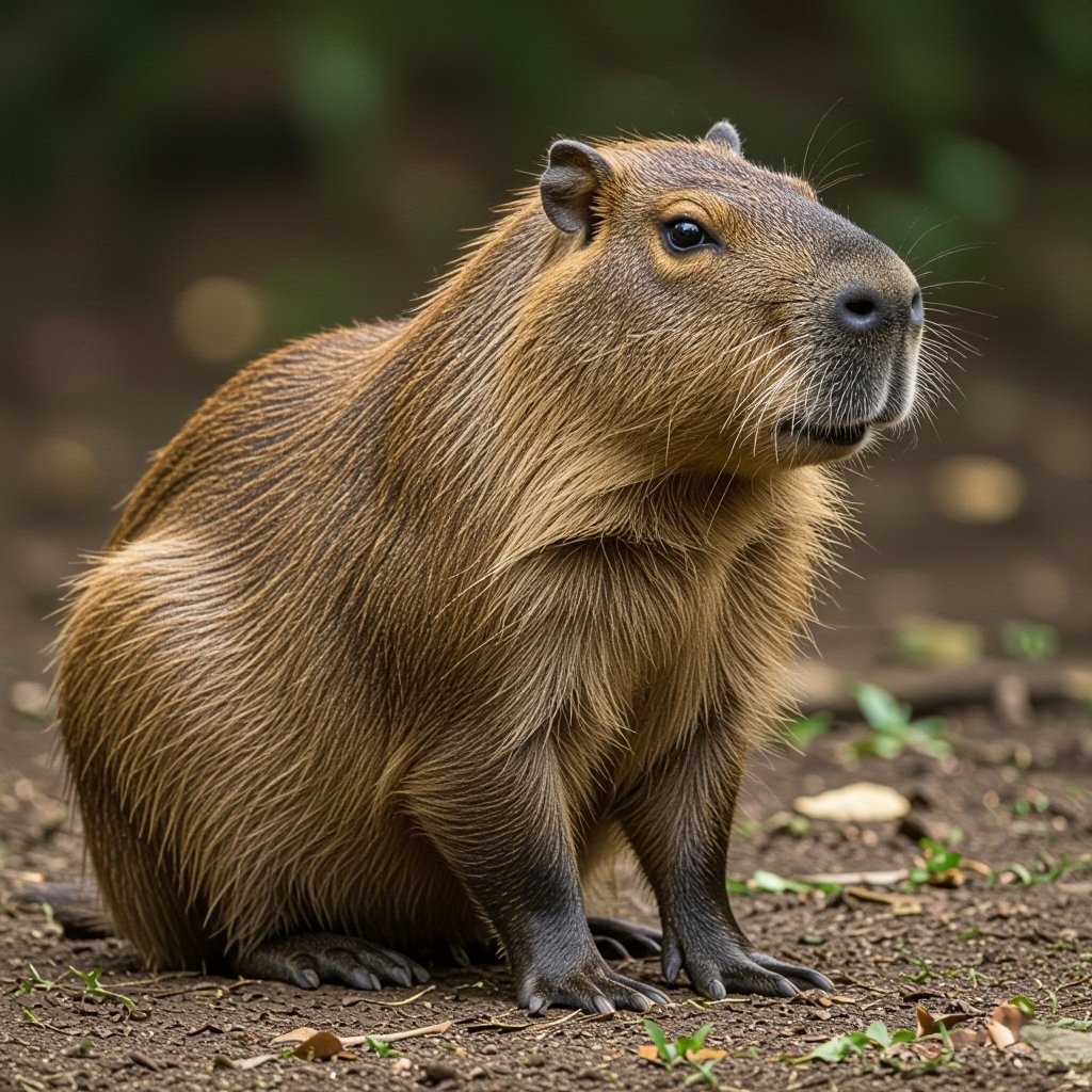 A strong capybara