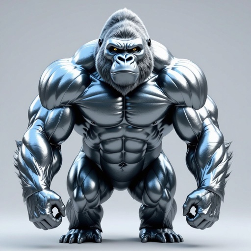 Silver gorilla