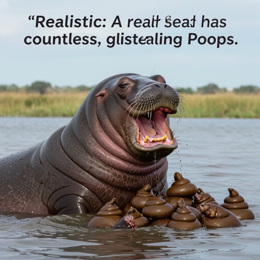 A rich seal have 1000000000000000000000000000000 poops Crying hippo