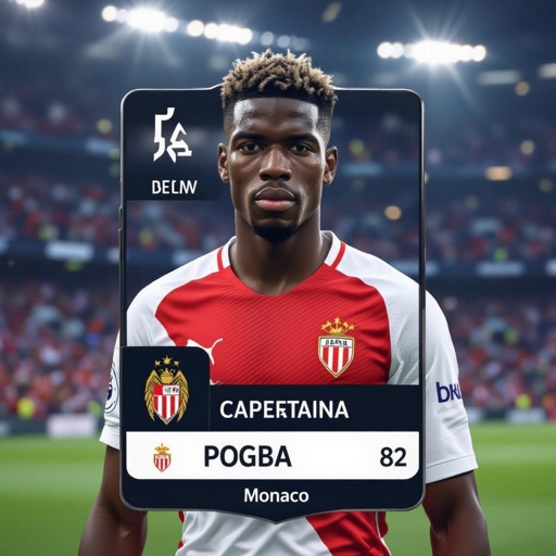 Pogba fc mobile card and make it more and more and more English and more easy for everyone in the world and rating is 86 and live in france in as Monaco and age 32