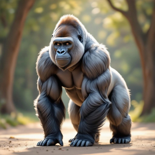 Silver gorilla 