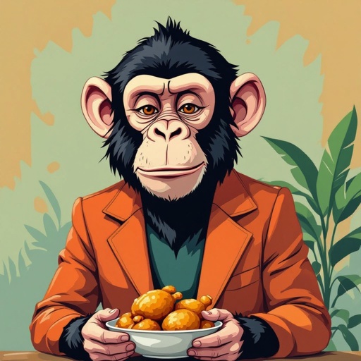 Monkey man Nini monkey my Nana not me your fried chicken
