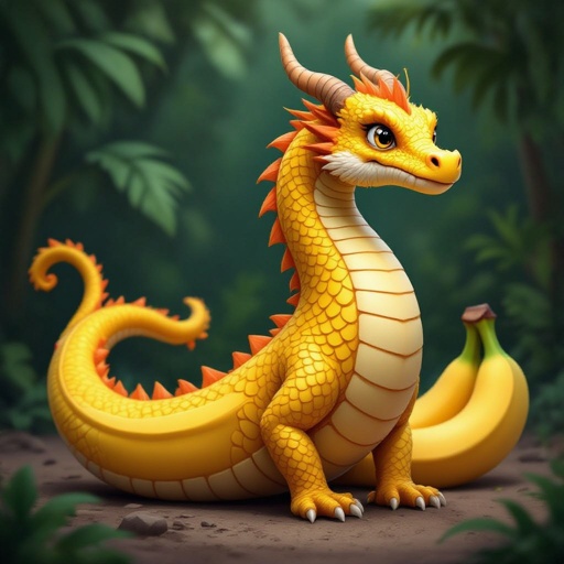 Drago con corpo banana