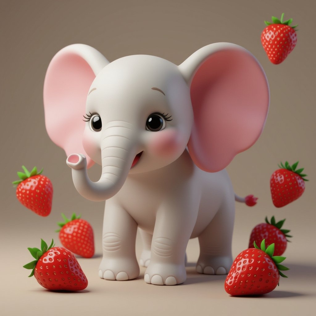 Straberry elephant