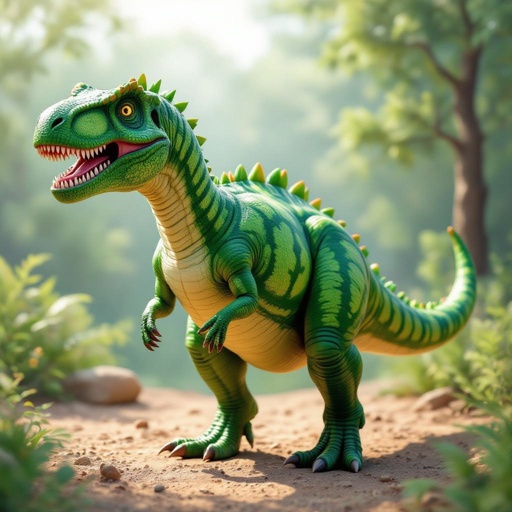 Un dinosauro fatto di cocomero
