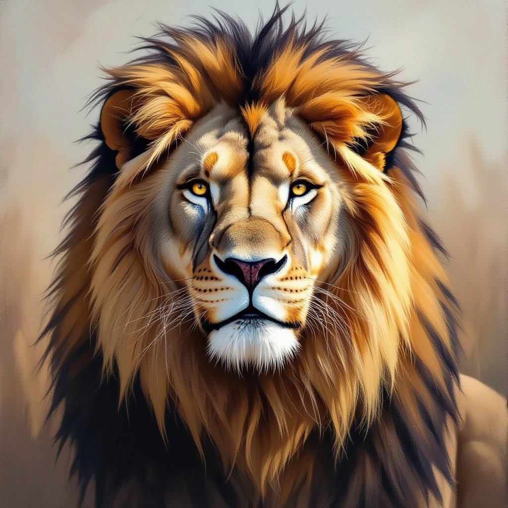 Lion As bodyguard