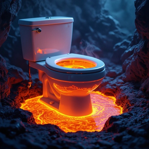 Lava toilet