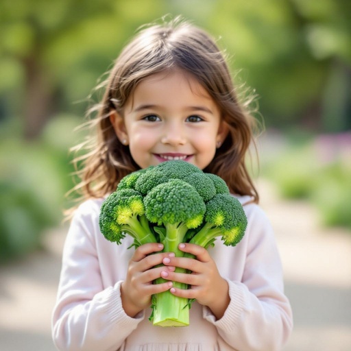 Make a girl Romy broccoli it is a girl and broccoli