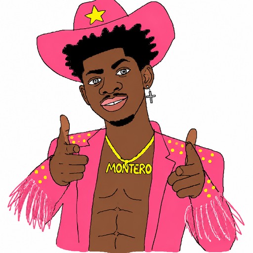 Cartoon person in a bright pink outfit giving two thumbs up.