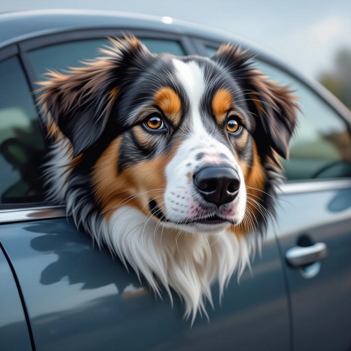 Um carro cachorro