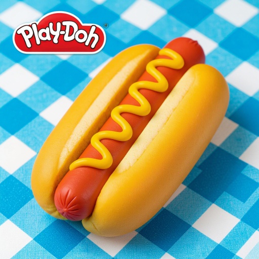 Playdoh hot dog