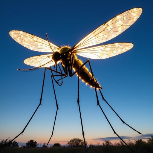 Giant mosquito sign