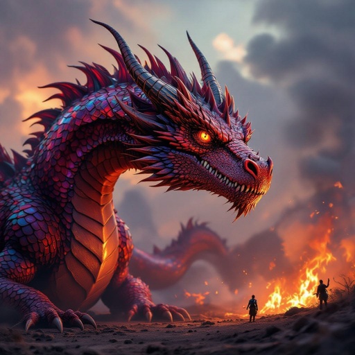 Un drago con le pistole