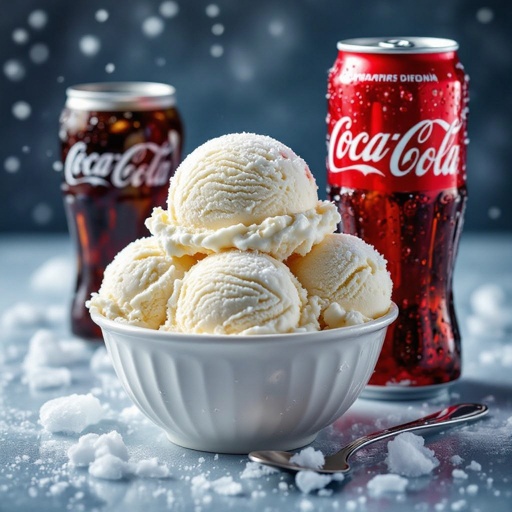 Ice cream and Coca Cola