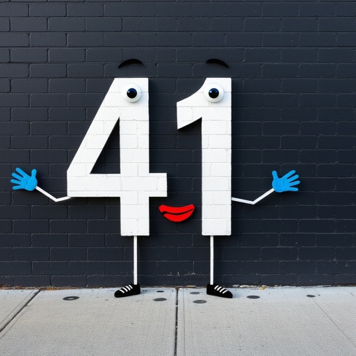 The number 41 as a living thing