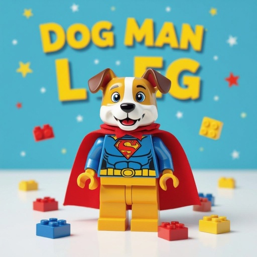 Dog man lego box