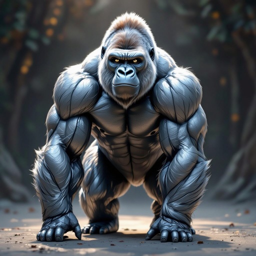 Silver gorilla 