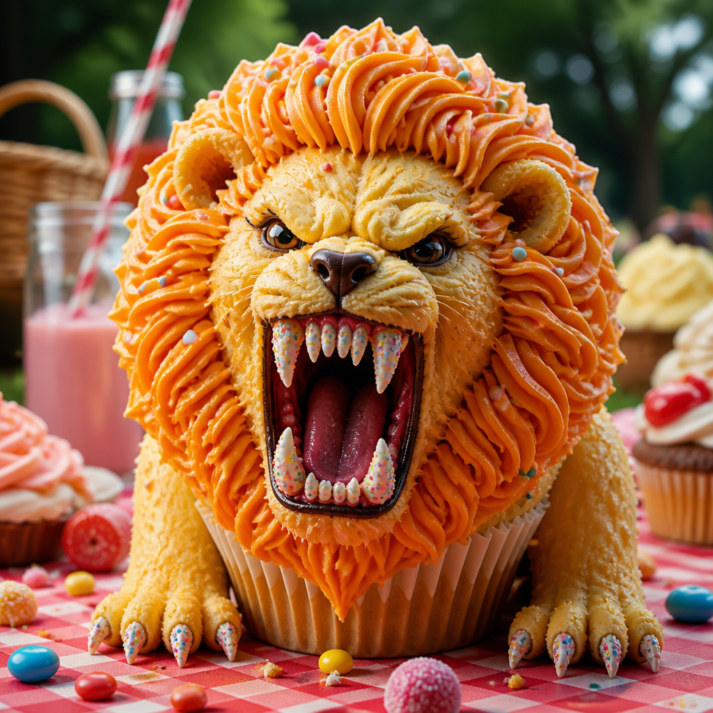 Dessert Beast brainrot style example