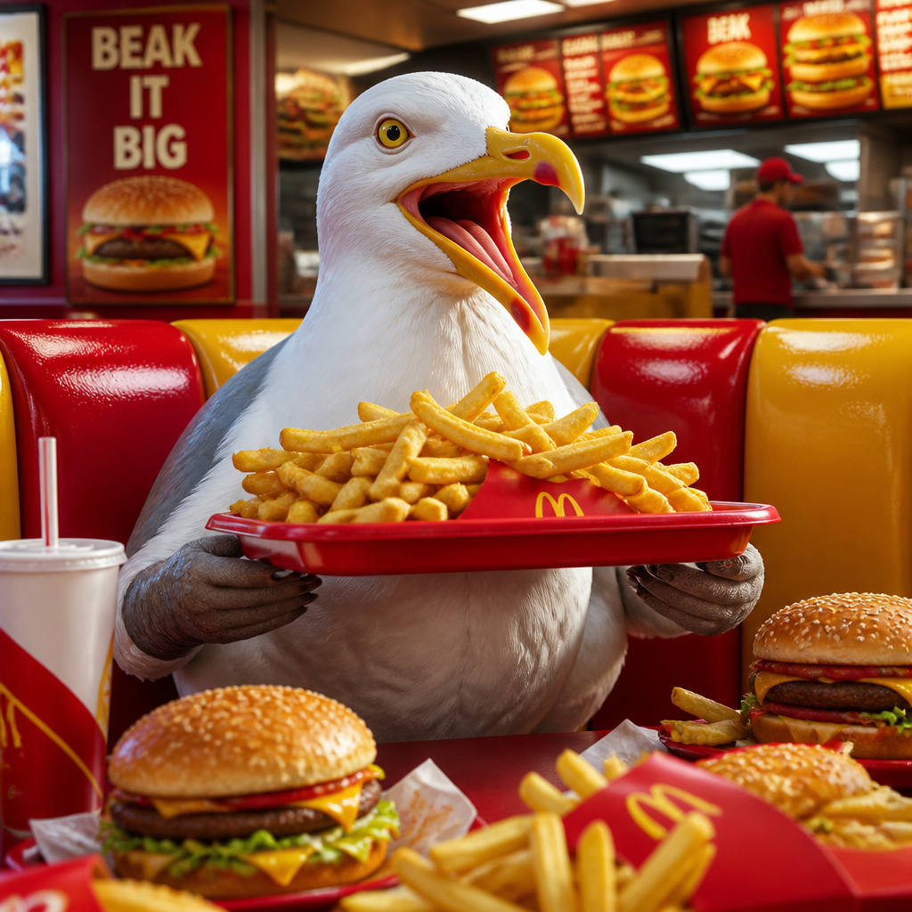 Fast Food brainrot style example