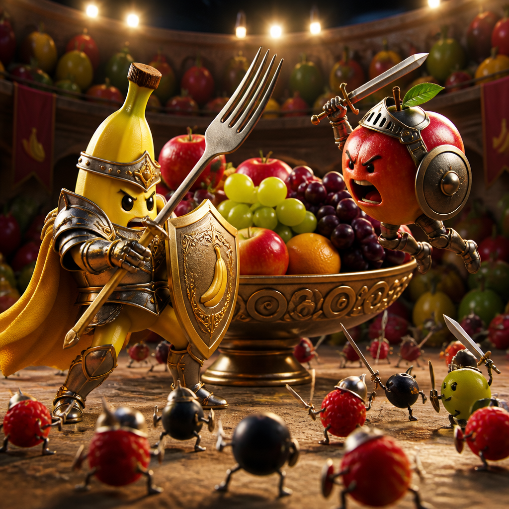 Fruit Warrior brainrot style example