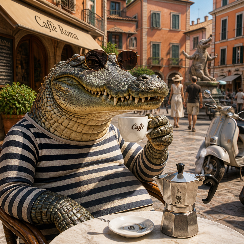 Italian Piazza brainrot style example