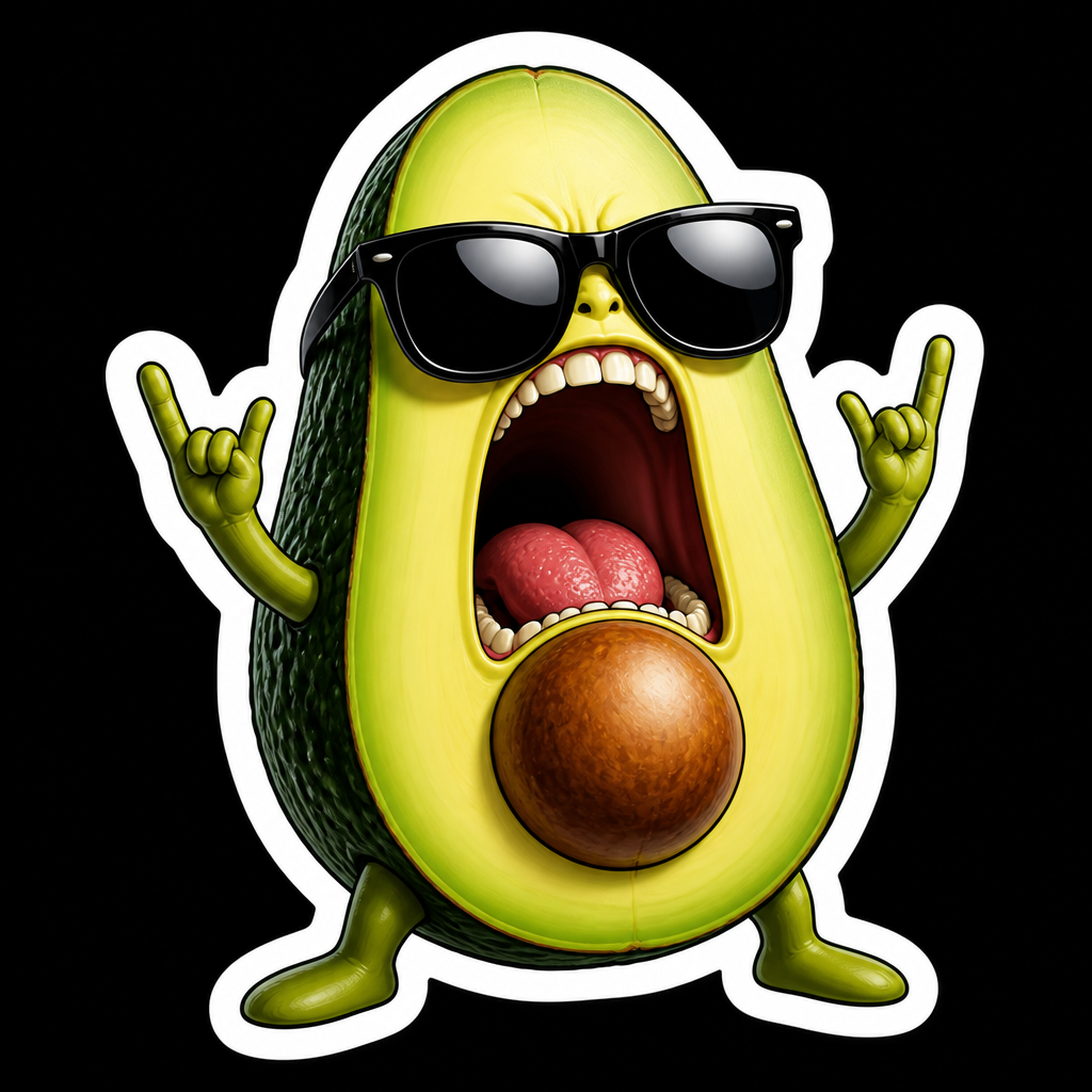 Meme Sticker brainrot style example