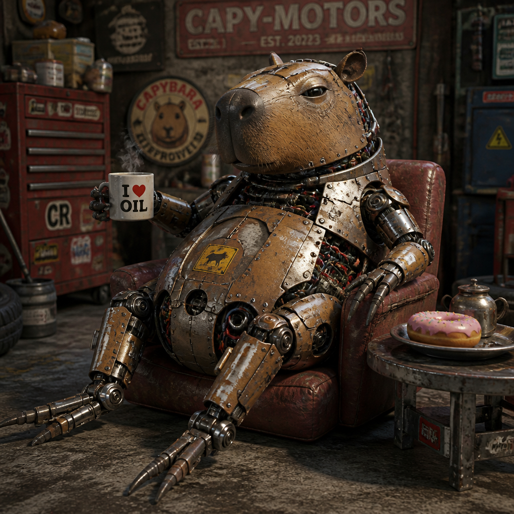 Robot Animal brainrot style example